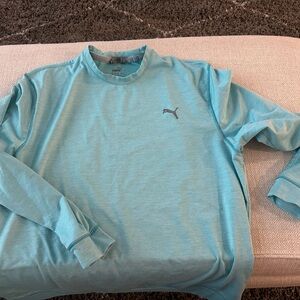 Puma Cloudspun Golf Sweatshort Aqua/Teal Blue